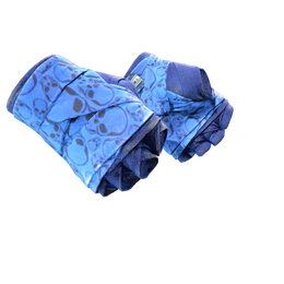 ★ Hand Wraps | Cobalt Skulls (Field-Tested)