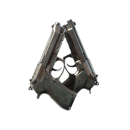 Dual Berettas | Rose Nacre (Battle-Scarred)