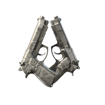 Dual Berettas | Silver Pour (Factory New)