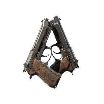 Dual Berettas | Drift Wood (Battle-Scarred)