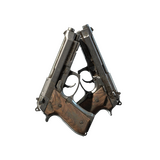 Dual Berettas | Oil Change (Battle-Scarred)