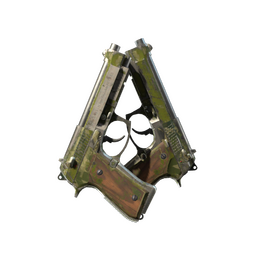 Dual Berettas | Switch Board (Battle-Scarred)