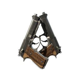 Dual Berettas | Black Limba (Field-Tested)