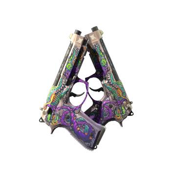 StatTrak™ Dual Berettas | Flora Carnivora (Field-Tested)