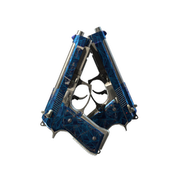 Dual Berettas | Cobalt Quartz (Field-Tested)