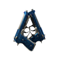 Souvenir Dual Berettas | Cobalt Quartz (Factory New)