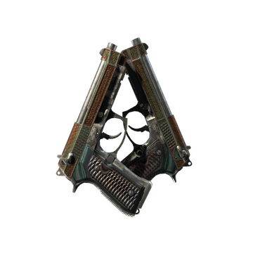 Dual Berettas | Tread (Battle-Scarred)