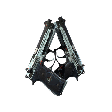 StatTrak™ Dual Berettas | Dezastre (Field-Tested)