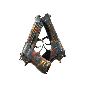 StatTrak™ Dual Berettas | Hideout (Field-Tested)