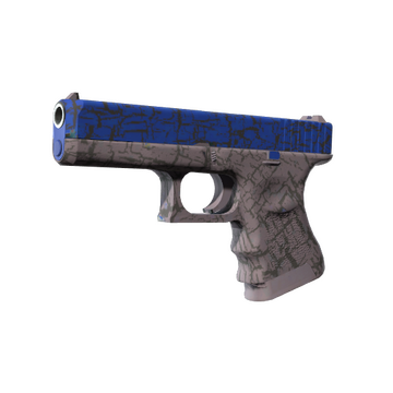 Glock-18 | Blue Fissure (Minimal Wear)
