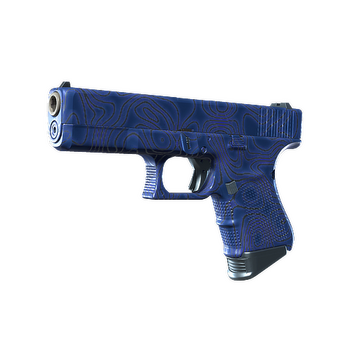 Glock-18 | Ocean Topo (Minimal Wear)