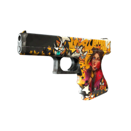 Glock-18 | Bullet Queen (Well-Worn)