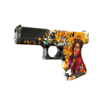 Glock-18 | Bullet Queen (Well-Worn)
