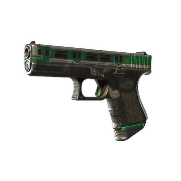 Souvenir Glock-18 | Green Line (Battle-Scarred)