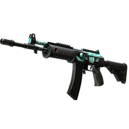 Galil AR | Aqua Terrace (Battle-Scarred)