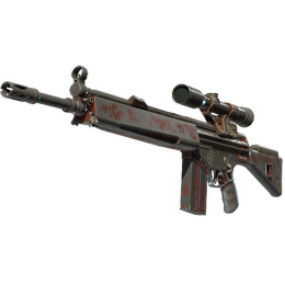 G3SG1 | Red Jasper (Battle-Scarred)
