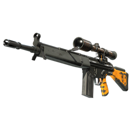 G3SG1 | Orange Kimono (Battle-Scarred)