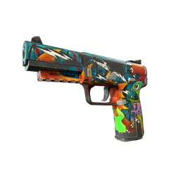 Five-SeveN | Angry Mob (Battle-Scarred)