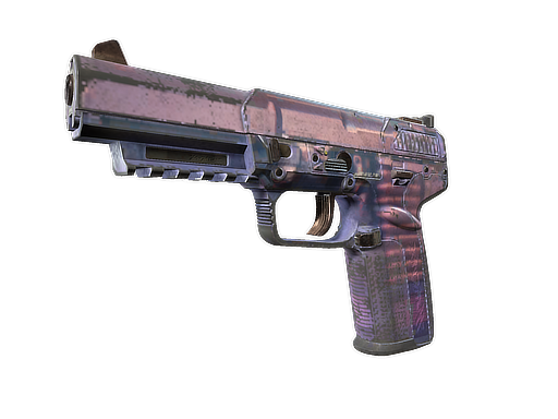 StatTrak™ Five-SeveN | Dark Polymer (Battle-Scarred)