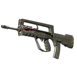 FAMAS | Spitfire (Battle-Scarred)