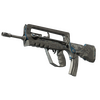 FAMAS | Halftone Wash (Battle-Scarred)
