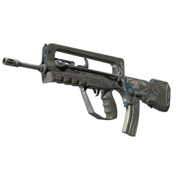 FAMAS | Halftone Wash (Battle-Scarred)