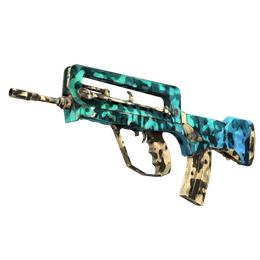 FAMAS | Waters of Nephthys (Battle-Scarred)