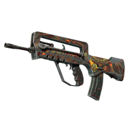 FAMAS | Eye of Athena (Battle-Scarred)
