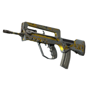 FAMAS | Neural Net (Battle-Scarred)