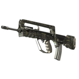 FAMAS | Faulty Wiring (Battle-Scarred)