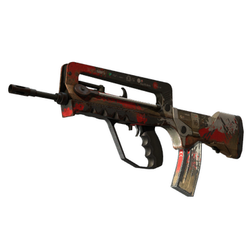 StatTrak™ FAMAS | Roll Cage (Battle-Scarred)