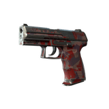 P2000 | Red FragCam (Battle-Scarred)
