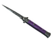 ★ Stiletto Knife | Ultraviolet (Battle-Scarred)