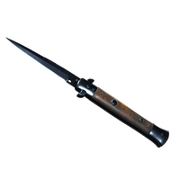 ★ Stiletto Knife | Blue Steel (Well-Worn)