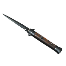 ★ StatTrak™ Stiletto Knife | Damascus Steel (Battle-Scarred)