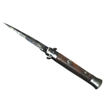 ★ Stiletto Knife | Stained (Battle-Scarred)