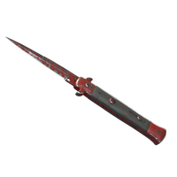 ★ StatTrak™ Stiletto Knife | Crimson Web (Battle-Scarred)