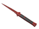 ★ Stiletto Knife | Crimson Web (Well-Worn)