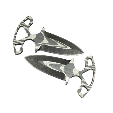 ★ StatTrak™ Shadow Daggers | Black Laminate (Well-Worn)