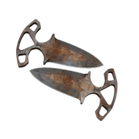 ★ Shadow Daggers | Rust Coat (Battle-Scarred)