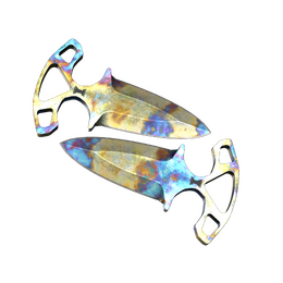 ★ Shadow Daggers | Case Hardened (Battle-Scarred)