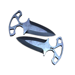 ★ Shadow Daggers | Blue Steel (Battle-Scarred)