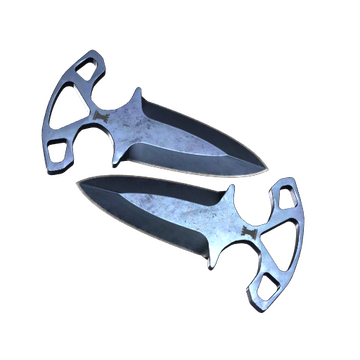 ★ Shadow Daggers | Blue Steel (Battle-Scarred)