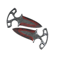 ★ StatTrak™ Shadow Daggers | Crimson Web (Battle-Scarred)