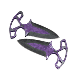 ★ Shadow Daggers | Ultraviolet (Battle-Scarred)