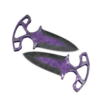 ★ Shadow Daggers | Ultraviolet (Battle-Scarred)