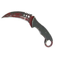 ★ StatTrak™ Talon Knife | Crimson Web (Battle-Scarred)