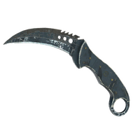 ★ StatTrak™ Talon Knife | Night Stripe (Battle-Scarred)