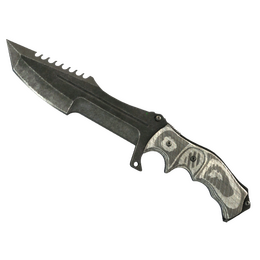 ★ Huntsman Knife | Black Laminate (Battle-Scarred)
