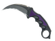 ★ StatTrak™ Karambit | Ultraviolet (Well-Worn)